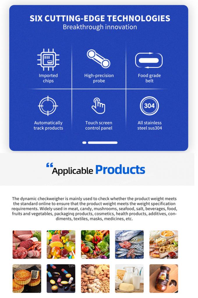 Automated Sorting Weighing Conveyor Belt And Sorting Weight Checker 2
