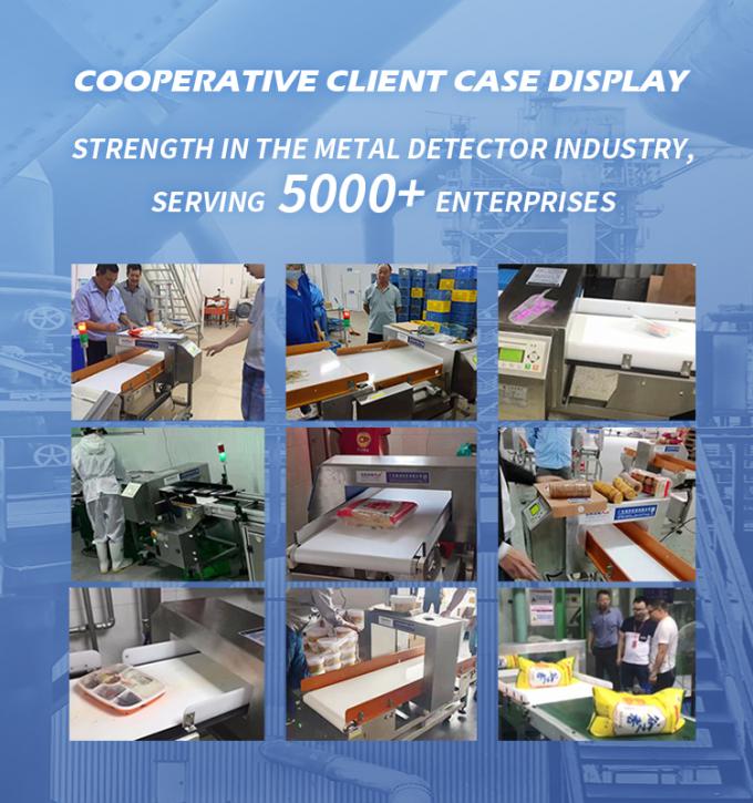 Detector de metais para alimentos: profissional, esteira automática, aço inoxidável, biscoitos de queijo, frutos do mar, grau alimentício, leite, biscoitos, carne, certificado CE 5