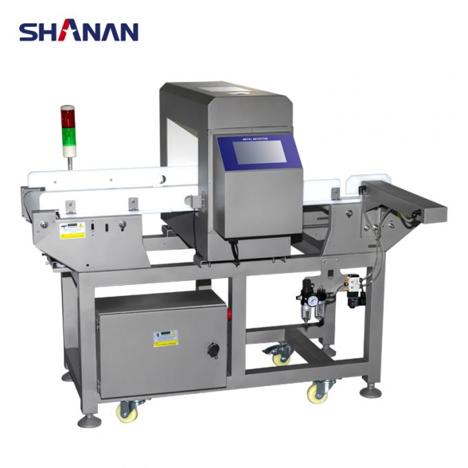 Detector de metais para alimentos: profissional, esteira automática, aço inoxidável, biscoitos de queijo, frutos do mar, grau alimentício, leite, biscoitos, carne, certificado CE 9