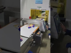 Máquina de detecção de metais de tela sensível ao toque com função de contagem estatística