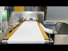 Cinturão transportador de qualidade alimentar de rejeição automática Máquina de detecção de metais com CE