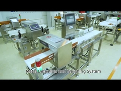 Detector de metais combinado e balança de controlo