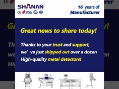 Detetor de metais de transporte para produtos a granel de alta sensibilidade