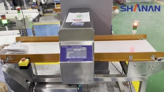 detector de metais projetado para carne congelada ensacada