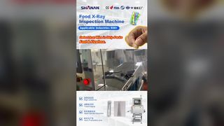 O sistema de inspeção de segurança alimentar X Ray detecta contaminantes
