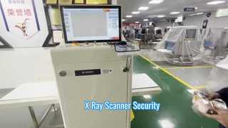 Bagagem de varredura de segurança do scanner de raios X do aeroporto