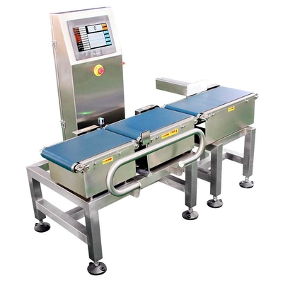 Escala da balança de controlo com sistema de classificação automatizado para produtos de qualidade