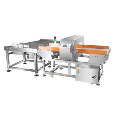 Detector de metal para automação da indústria de alimentos à prova d'água 304 de aço inoxidável para embalagem pequena