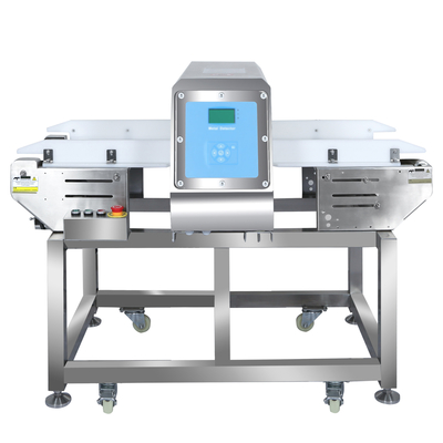 Detetor de metais industriais de processamento de peixe, carne e vegetais Detetor de metais para pratos preparados