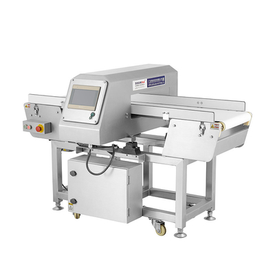 Detector de metais industrial de ecrã táctil Produtos lácteos de saúde Equipamento de detecção de metais