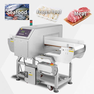 Máquina de detecção de metais industrial Máquina de detecção de metais para alimentos Máquina de detecção de metais para alimentos secos e molhados