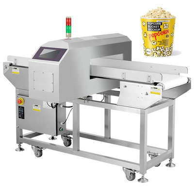 Selo de fábrica Alta sensibilidade Cinturão transportador Detector de metais para alimentos Oem personalizável