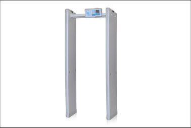 Conjunto seguro fácil caminhada arqueada através do detector de metais com o indicador do alarme do Humanoid