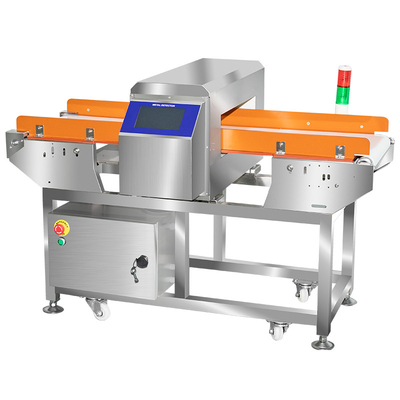 Detetor de metais digital de tipo correia transportadora de qualidade alimentar / detector de metais na indústria de alimentos congelados