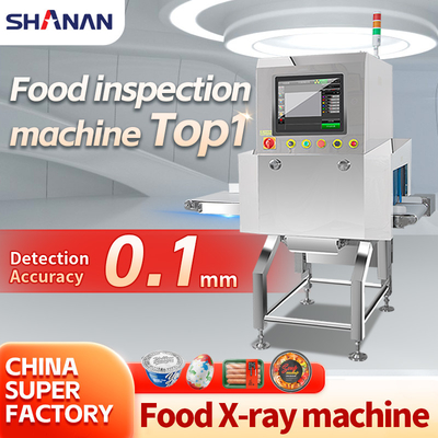 Máquina de inspecção de raios X de produtos alimentares húmidos e secos para a indústria