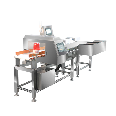Processamento Fácil Operação Combo Detector de Metal de Alta Velocidade Pesador de Verificação Para Produtos de Fragmento