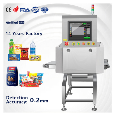 Máquinas de Raio-X Avançadas para Alimentos com Fonte de Alimentação de 50Hz e Corpo em SUS304 Polido Espelhado