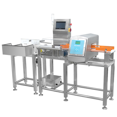 Detector de Metais e Verificador de Peso em Aço Inoxidável SUS304 para Inspeção de Segurança Alimentar
