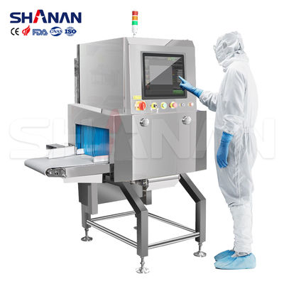 Sistema de Inspeção por Raio-X Industrial de Alto Desempenho com SUS304 com Acabamento Espelhado e Operação por Tela Sensível ao Toque para Segurança Alimentar
