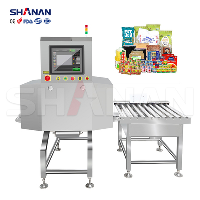 Máquina de Raio-X para Alimentos com Chocolate e Nozes, Máquina Industrial de Inspeção de Alimentos por Raio-X, Remoção Automática de Detecção de Metal