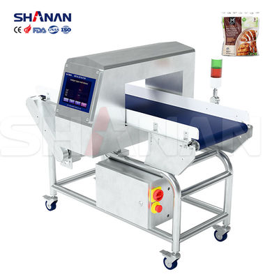 Cinturão transportador de alta sensibilidade com detector de metais para fabricação de nozes alimentares