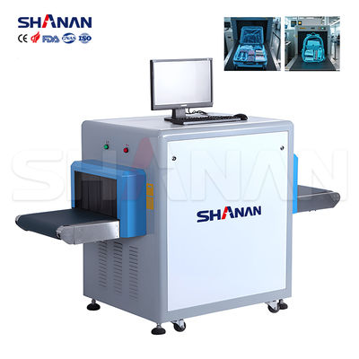 Inspeção de hotel e estação de raio-X utilizando máquina de escaneamento de bagagem de raios-X