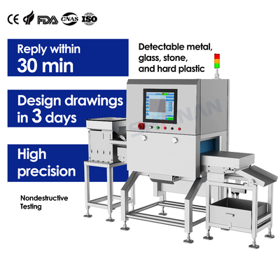 Qualidade Equipamento de detecção e rejeição de alta eficiência Sistemas de inspecção de raios-X de alimentos Máquinas