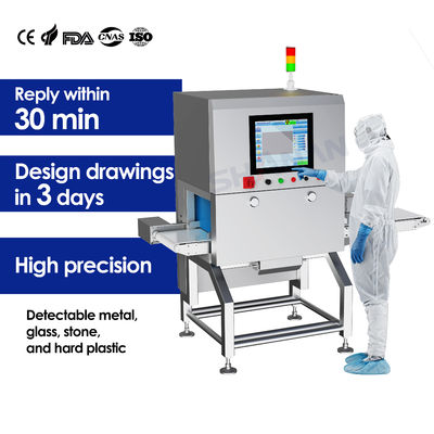 Máquina de raios X para alimentos para produtos enlatados de chocolate