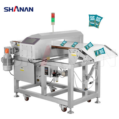 Detector de metais de alimentos 25 kg Capacidade de carga Equipamento de detecção precisa de contaminantes alimentares para fabricantes de alimentos