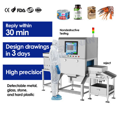 Segurança da Máquina de Inspeção por Raios-X Não Destrutiva na Linha de Produção da Fábrica