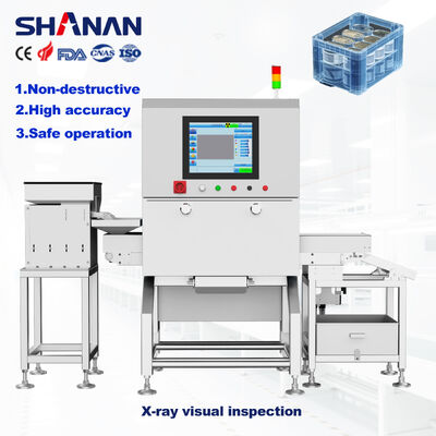 Máquina de detecção automática de raios-X para detecção de metais completos