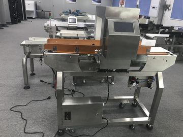 Detector de metais de aço inoxidável da correia transportadora do tela táctil para a indústria alimentar