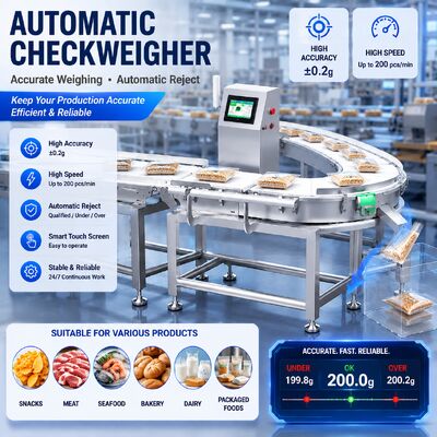 Equipamento de Classificação de Precisão Auto Tamanho/Peso para Frutas, Vegetais, Produtos Farmacêuticos e Materiais Industriais