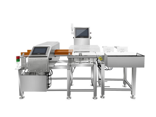 Indústria Alimentar Detecção de metais Embalagens de peso Pesagem Detector de metais e sistema de pesagem