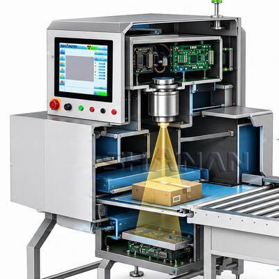 Máquina de raio X para alimentos que oferece inspeção de segurança alimentar com polimento espelhado SUS304 e tela de toque amigável para garantia