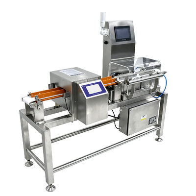Solução combinada de detector de metais e verificador de peso, combinando detecção precisa de metais com verificação precisa de peso para processos de controle