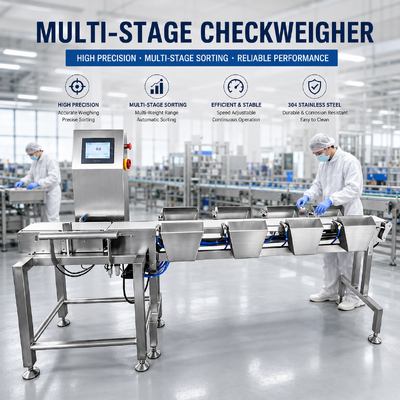 Máquina de Classificação por Peso de Precisão Oferecendo Soluções Eficazes de Classificação Baseadas em Peso para Produção e Controle Industrial
