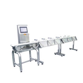 Graduador automático do peso do alimento do pato da galinha da máquina de classificação do peso do braço da varredura
