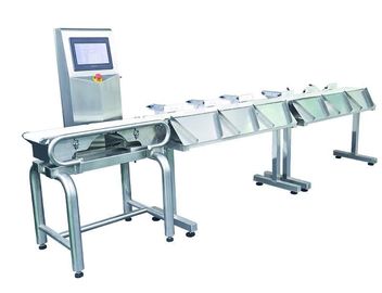 Graduador automático do classificador do peso do alimento de peixes do pato da galinha da máquina de classificação do peso do braço da varredura