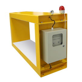 Detector de metais amarelo do produto comestível para o processamento de escória, reciclagem do material de construção